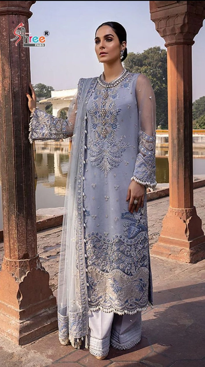 Shree Fab S 472 Butterfly Net Designer Fancy Party Wear Pakistani Style Salwar Suits