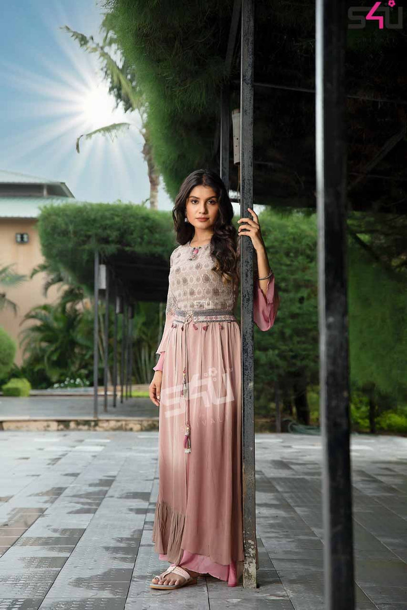 S4u Shivali D no 503 Fancy Designer Partywear Kurti Collection
