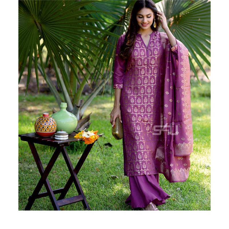 S4u Shivali Launch By Banarasi Cotton Exclusive Designer Party Wear Fancy Salwar Suits