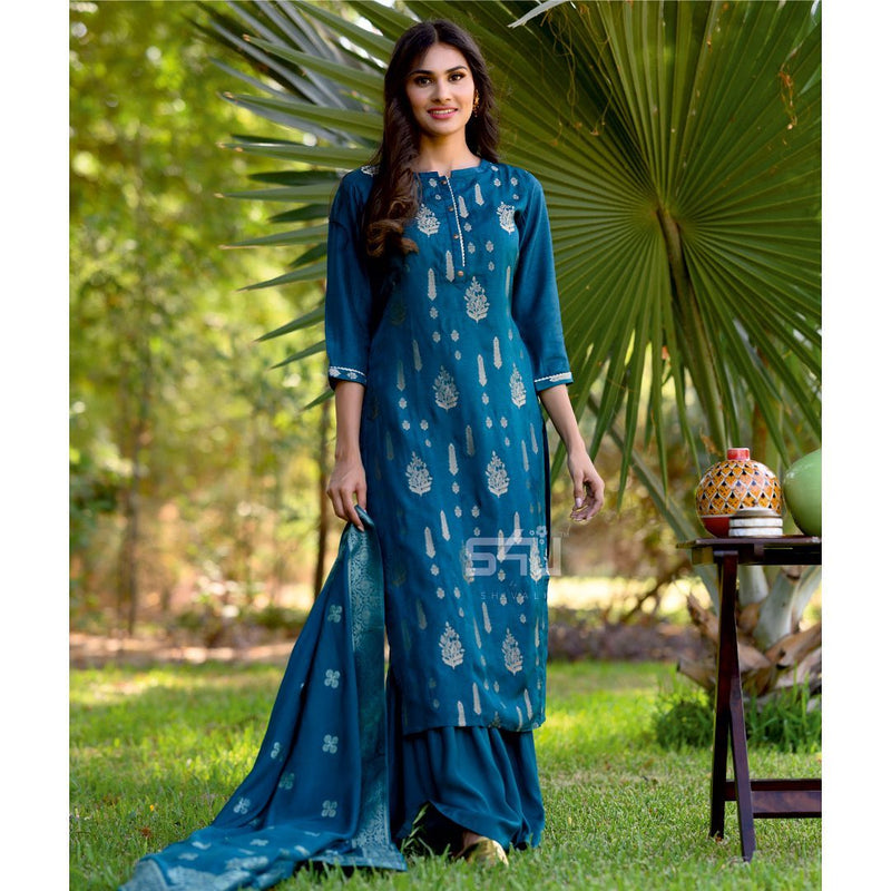 S4u Shivali Launch By Banarasi Cotton Exclusive Designer Party Wear Fancy Salwar Suits
