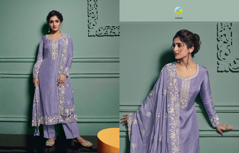Vinay Fashion Saanvi Hitlist Dola Jacquard Embroidered Work Fancy Designer Partywear Salwar Kameez