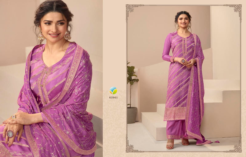 Vinay Fashion Kaseesh Saavi Double Zari Dola Jacquard Fancy Desginer Salwar Suit