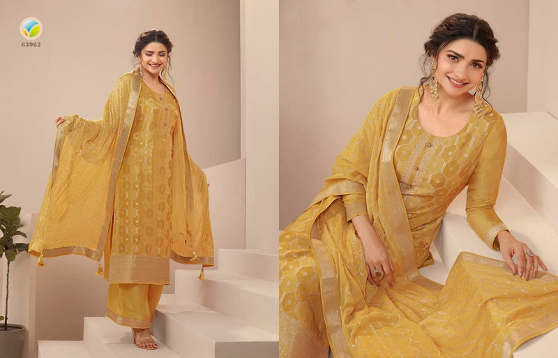Vinay Fashion Kaseesh Saavi Double Zari Dola Jacquard Fancy Desginer Salwar Suit