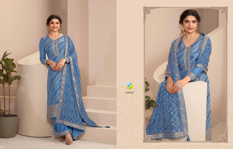 Vinay Fashion Kaseesh Saavi Double Zari Dola Jacquard Fancy Desginer Salwar Suit