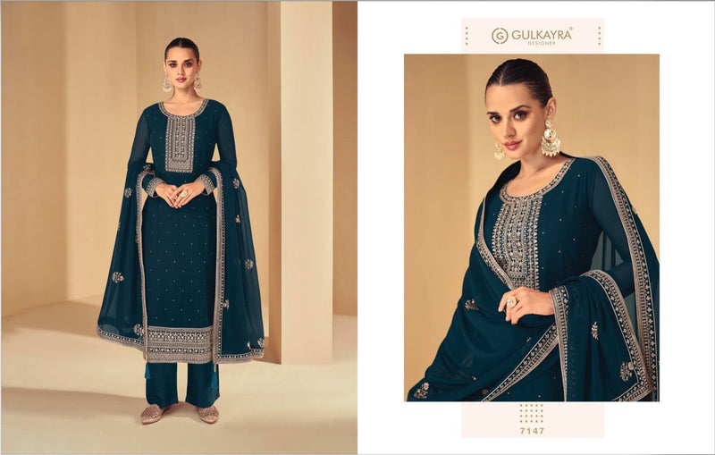 Gulkayra Sabnam Georgette With Heavy Embroidery Work Stylish Designer Festive Wear Salwar Kameez