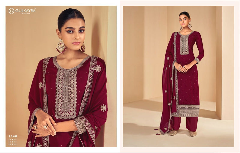 Gulkayra Sabnam Georgette With Heavy Embroidery Work Stylish Designer Festive Wear Salwar Kameez