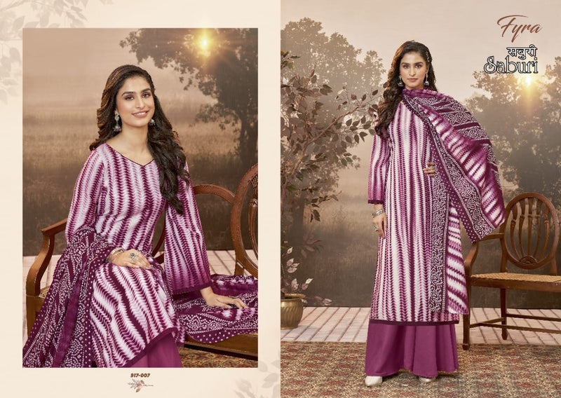 Fyra Designing Hub Saburi Soft Cotton Festive Wear Salwar Suits