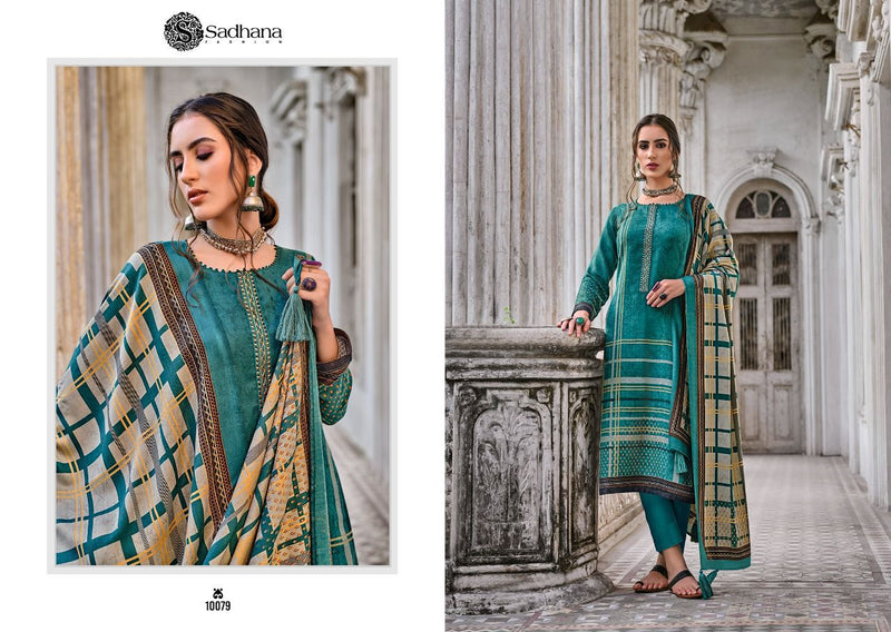 Sadhna Fashion Safiyah Pure Pashmina Digital Print Woolen Collection Suits