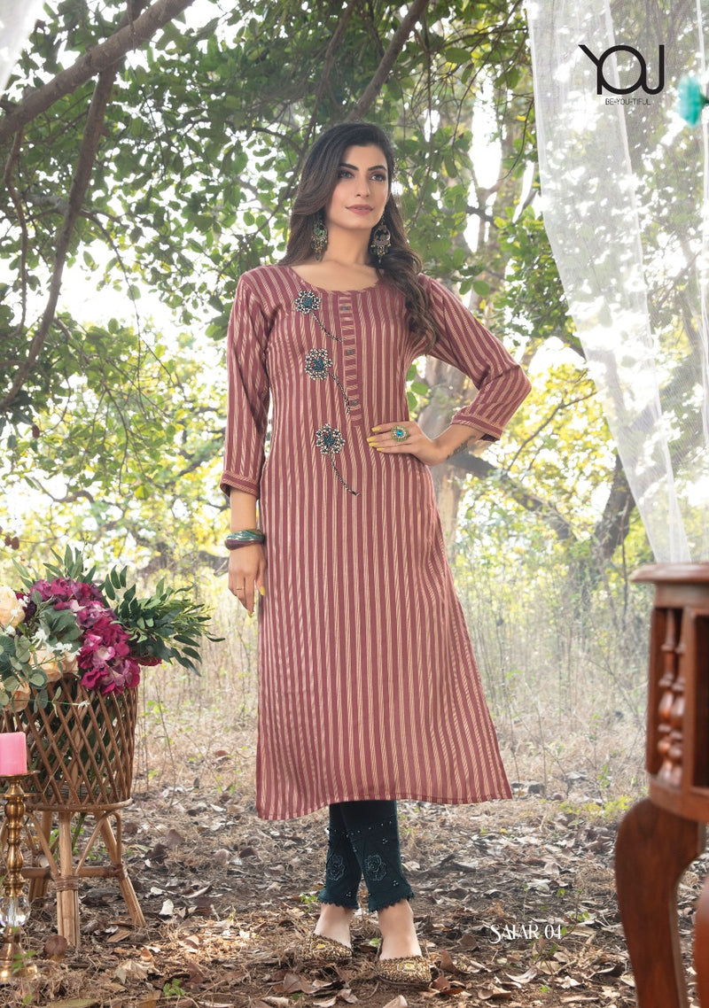 Wanna Safar Super Fancy Party Wear Handwork Kurtis With Pants