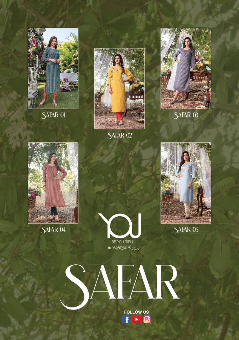 Wanna Safar Super Fancy Party Wear Handwork Kurtis With Pants