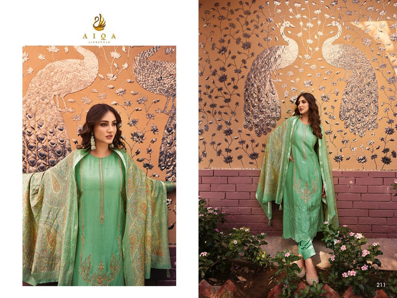 Aiqa Lifestyle Safinaz Silk With Beautiful Work Stylish Designer Party Wear Salwar Kameez