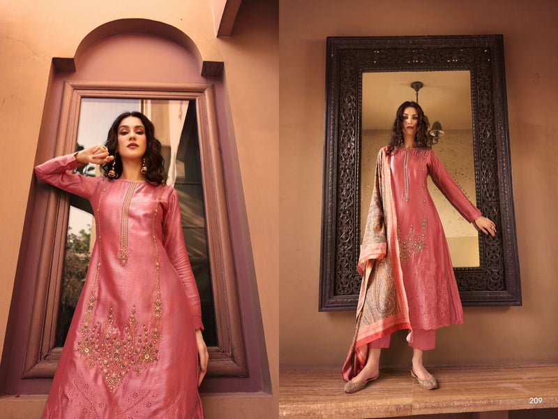 Aiqa Lifestyle Safinaz Silk With Beautiful Work Stylish Designer Party Wear Salwar Kameez