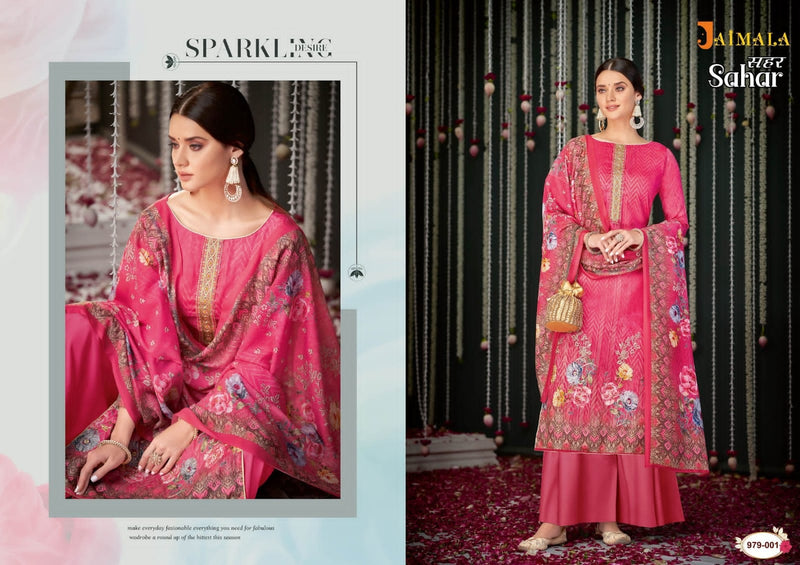 Alok Suits Jaimala Sahar Jam Cotton Embroidered Party Wear Salwar Suits