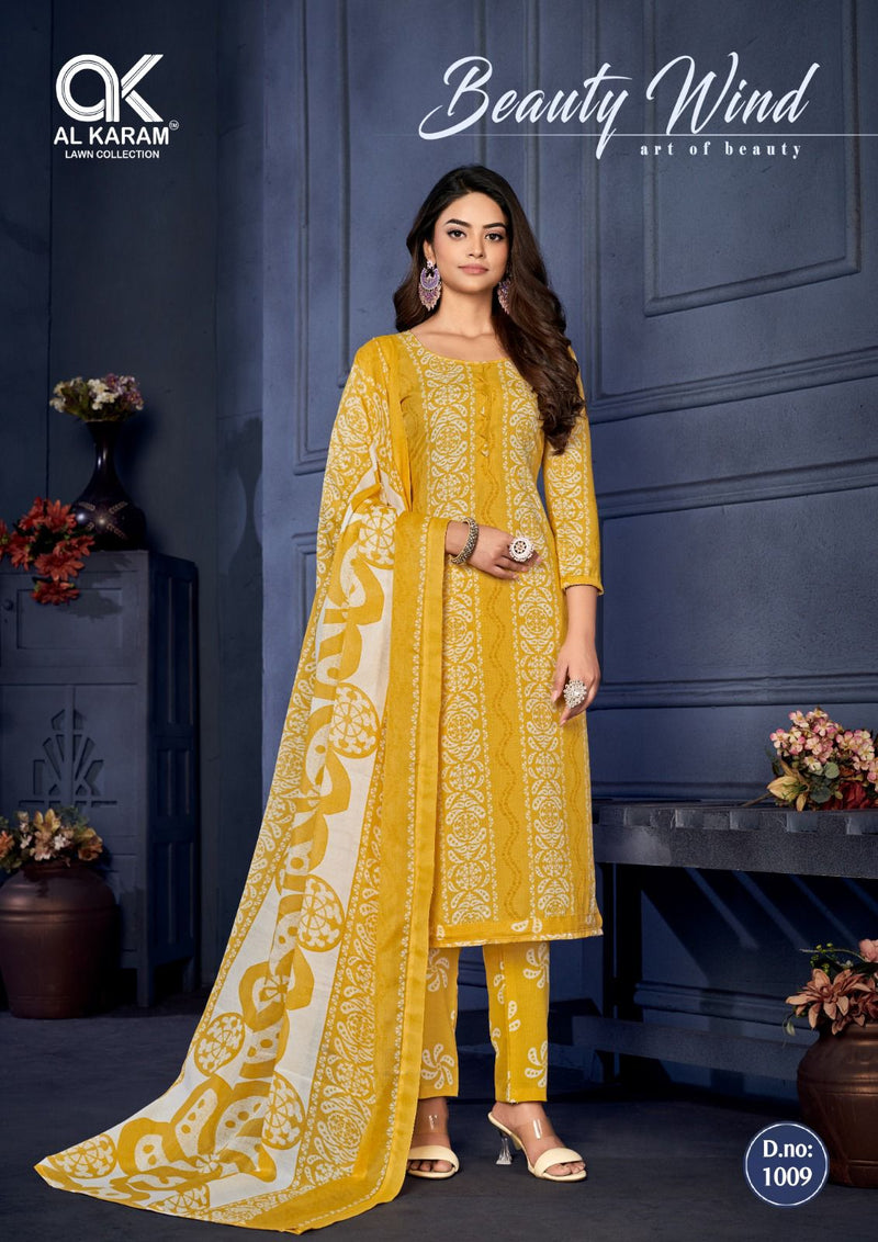 Al Karam Sahiba Signature Print Pure Soft Cotton Printed Salwar Kameez