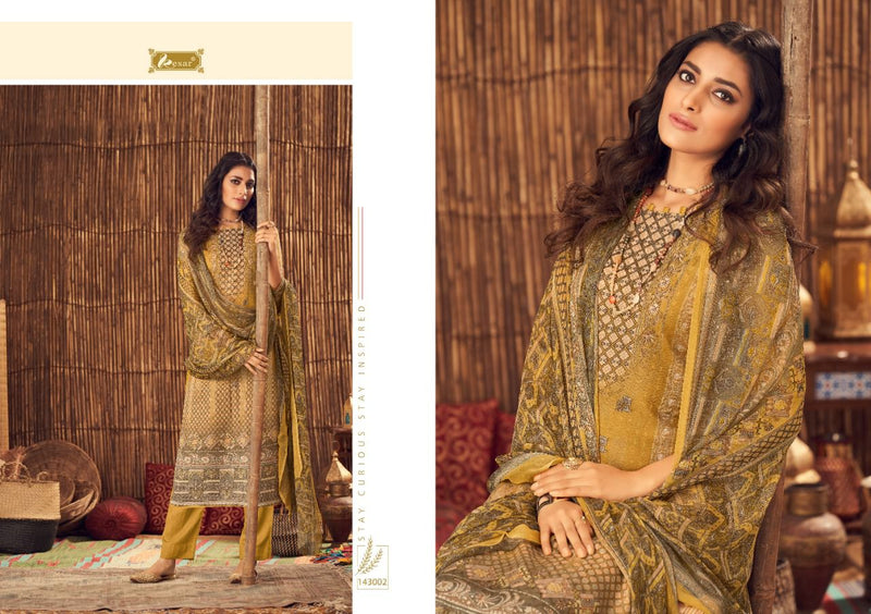 Kesar Sahin Pasmina  With Fancy Work Stylish Designer  Casual Wear Salwar Kameez
