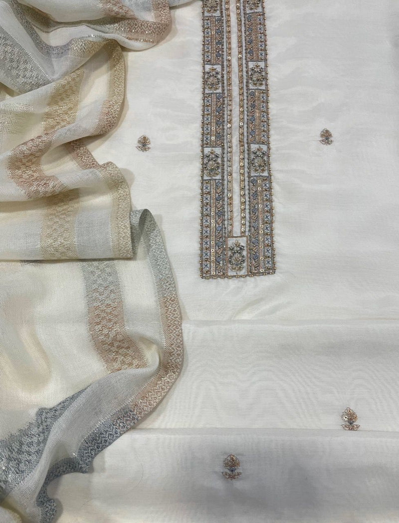 Naariti Sahira Pure Muslin Embroidered Party Wear Salwar Kameez