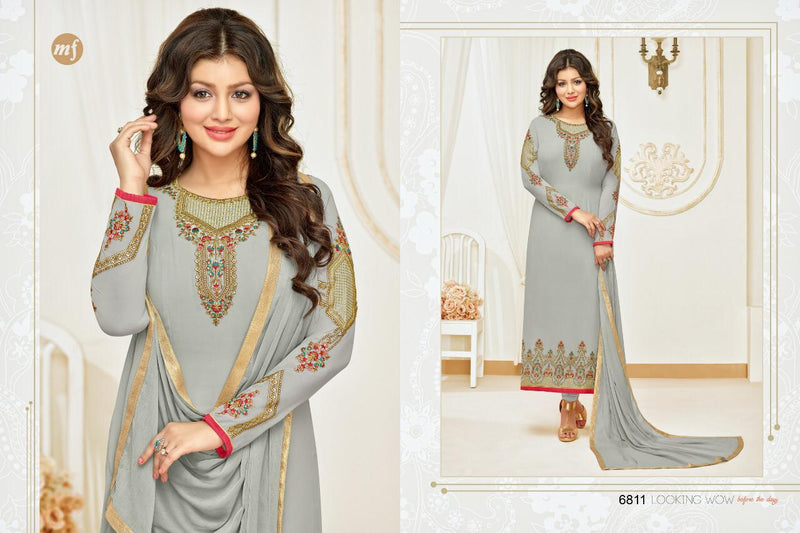 Mf Saira Vol 2 Georgette With Heavy Embroidery Work Stylish Designer Festive Wear Fancy Salwar Kameez