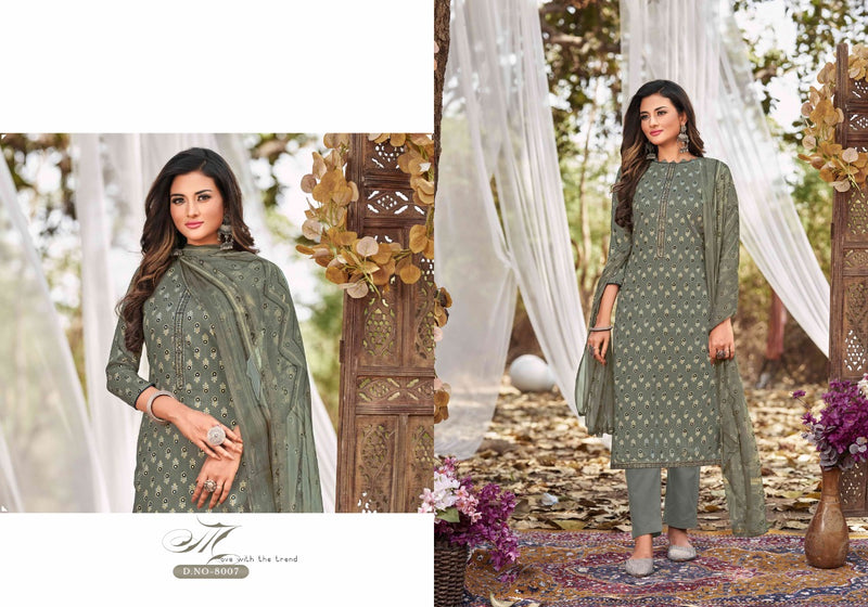Femayraa Fashion Saira Vol 8 Pure Cotton With Heavy Beautiful Work Stylish Designer Festive Wear Fancy Salwar Kameez