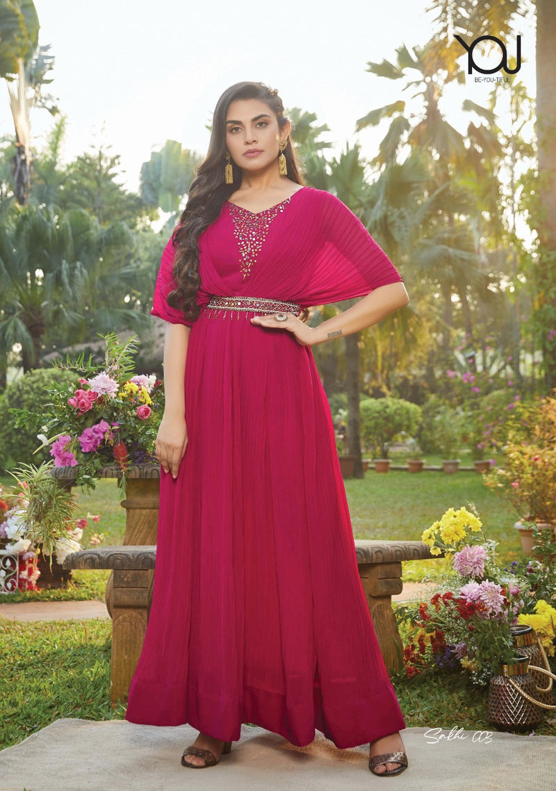 Wanna Sakhi Fancy Fabrics Heavy Designer Ready Made Wedding Wear Ready Made Salwar Suits