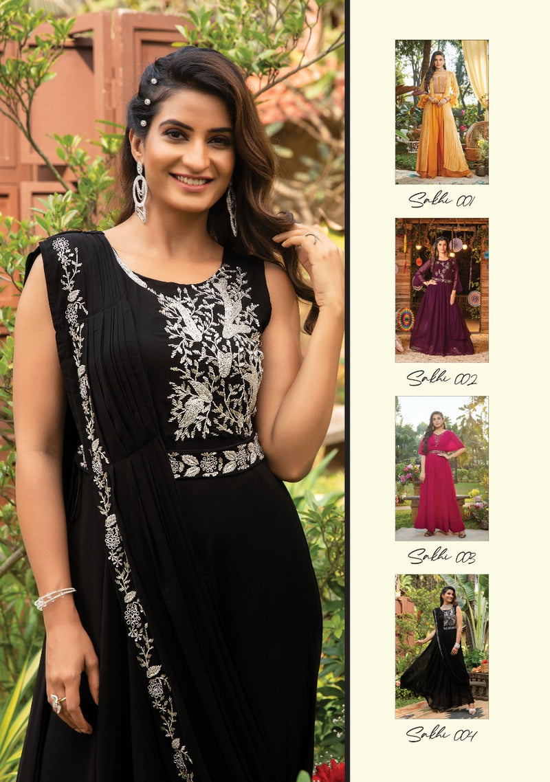 Wanna Sakhi Fancy Fabrics Heavy Designer Ready Made Wedding Wear Ready Made Salwar Suits