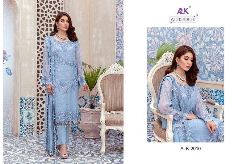 Al Khushbu Samaira Vol 1 Georgette With Heavy Embroidery Pakistani Style Wedding Wear Salwar Suits