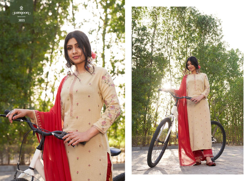 Rangoon Samantha Silk With Heavy Embroidery Work stylish Designer Festive Wear Casual Look Kurti
