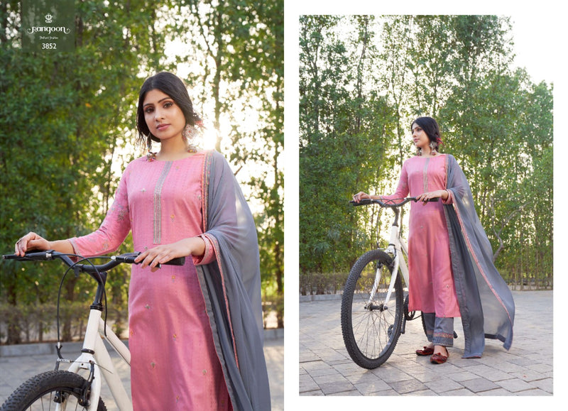 Rangoon Samantha Silk With Heavy Embroidery Work stylish Designer Festive Wear Casual Look Kurti
