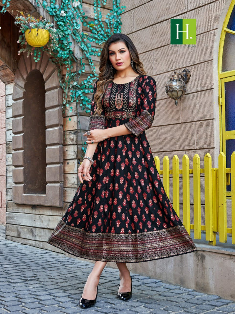 Hirwa Samantha Vol 4 Heavy Rayon Casual Wear Kurti