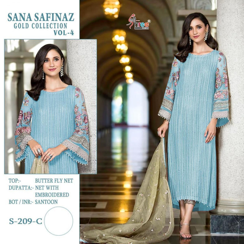 Shree Fabs Sana Safinaz Gold Collection Vol 4 Designer Pakistani Style Salwar Kameez
