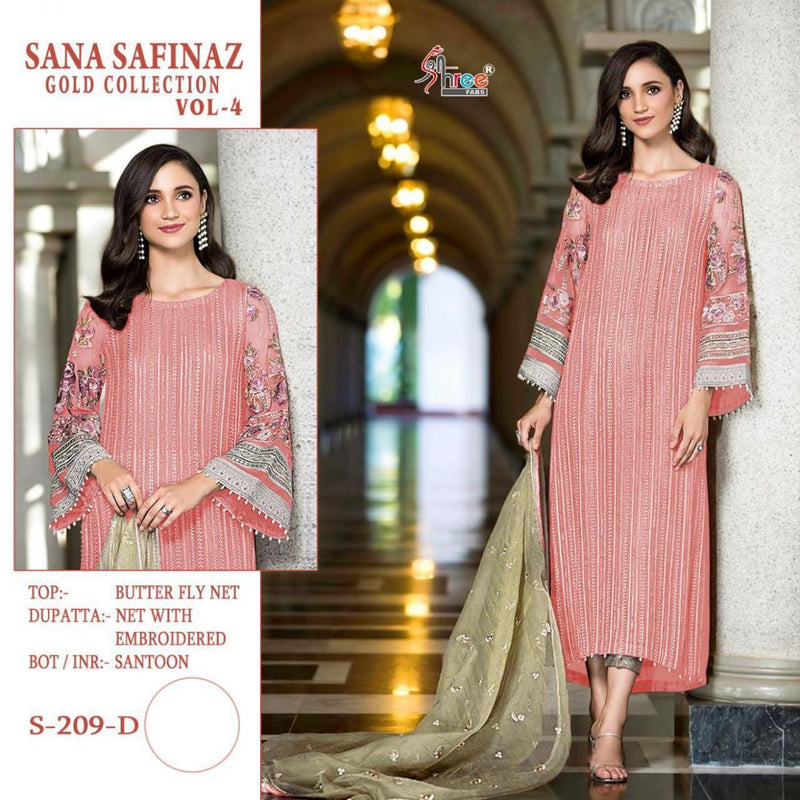 Shree Fabs Sana Safinaz Gold Collection Vol 4 Designer Pakistani Style Salwar Kameez