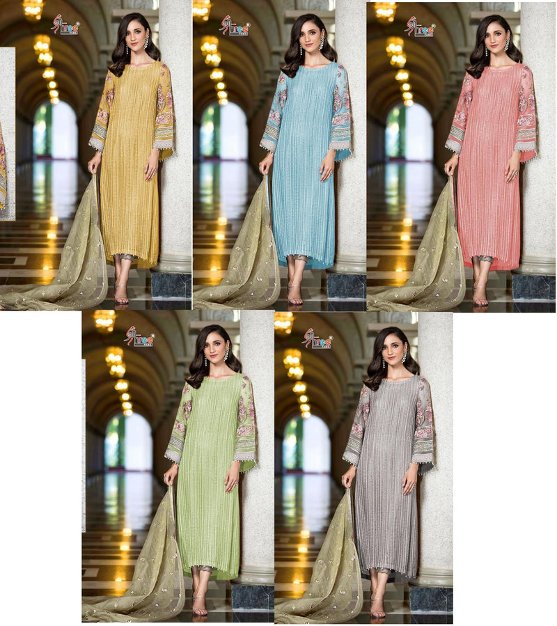 Shree Fabs Sana Safinaz Gold Collection Vol 4 Designer Pakistani Style Salwar Kameez