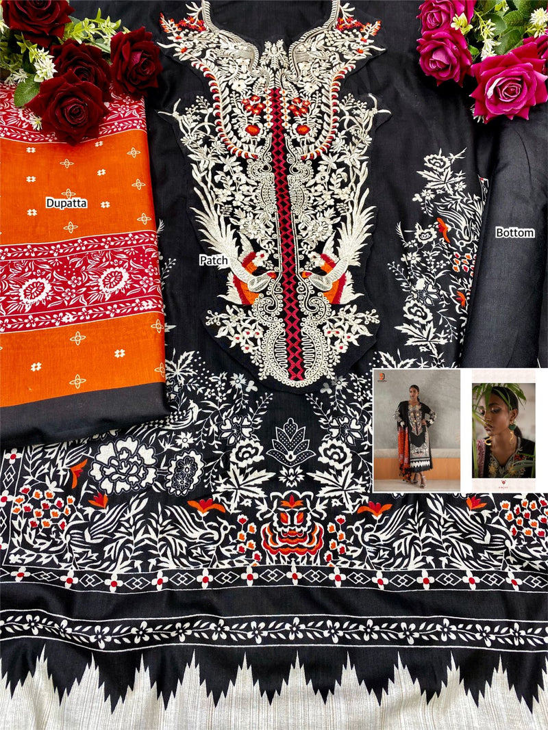 Shraddha Designer Sana Safinaz Vol 3 Lawn Cotton Embroidered Pakistani Style Party Wear Salwar Suits
