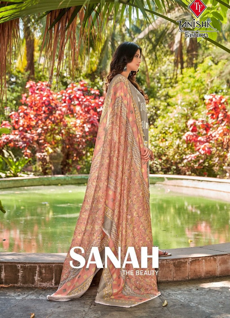 Tanishk Fashion Sanah Pure Cotton Batik Printed Designer Salwar Kameez