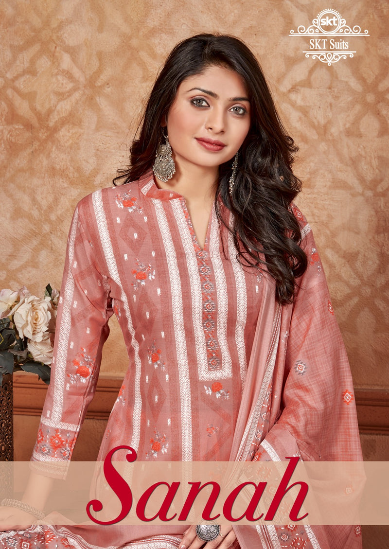 Skt Suits Sanah Cotton Digital Khadi Printed Designer Salwar Kameez