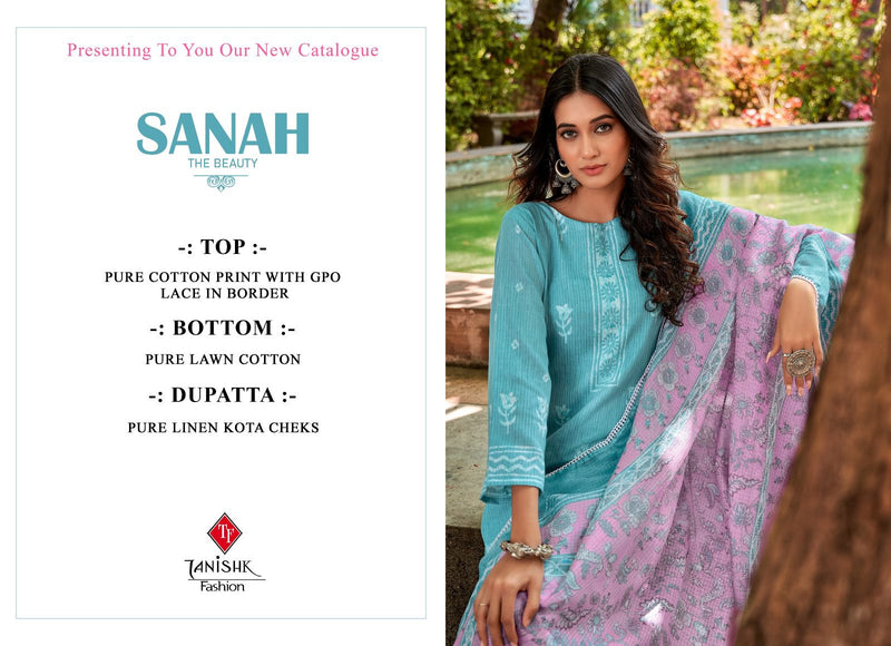 Tanishk Fashion Sanah Pure Cotton Batik Printed Designer Salwar Kameez