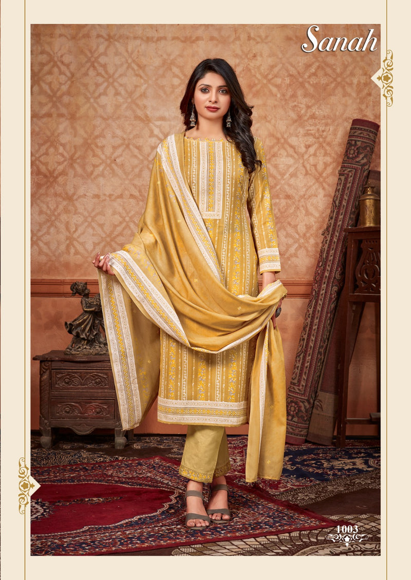 Skt Suits Sanah Cotton Digital Khadi Printed Designer Salwar Kameez
