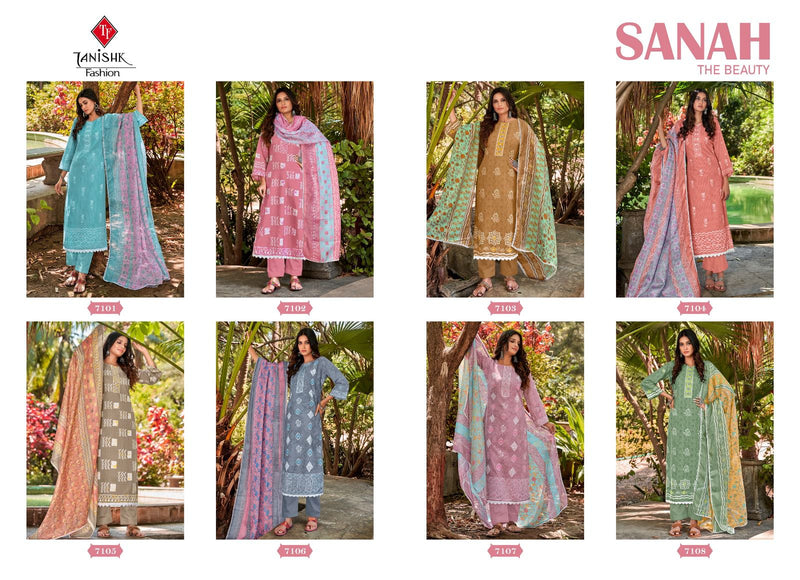Tanishk Fashion Sanah Pure Cotton Batik Printed Designer Salwar Kameez