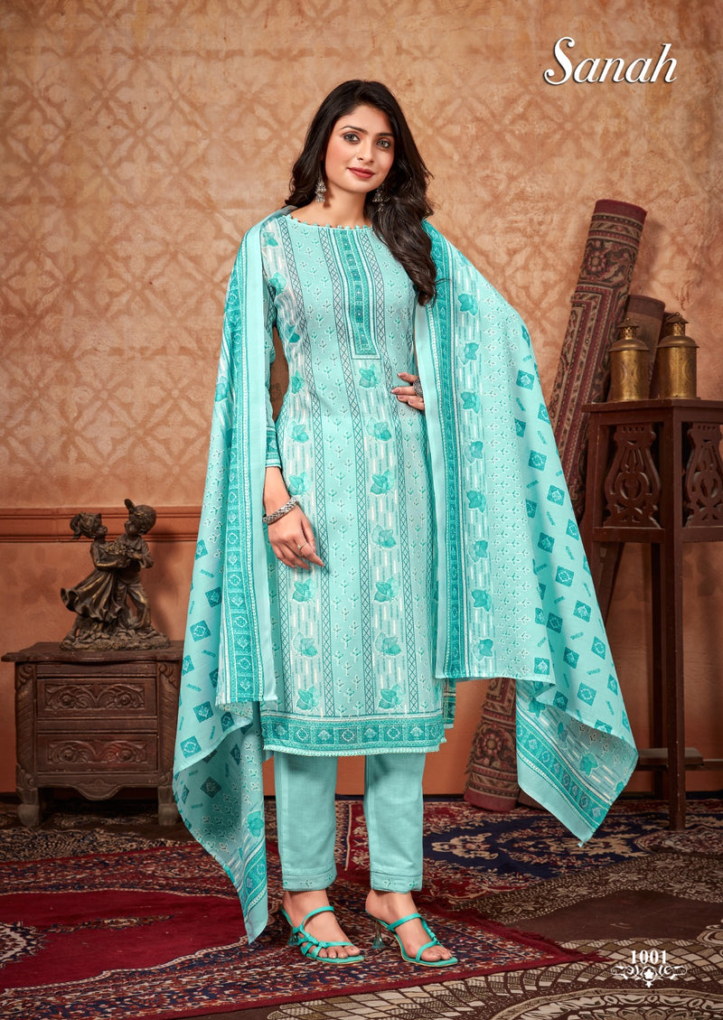 Skt Suits Sanah Cotton Digital Khadi Printed Designer Salwar Kameez
