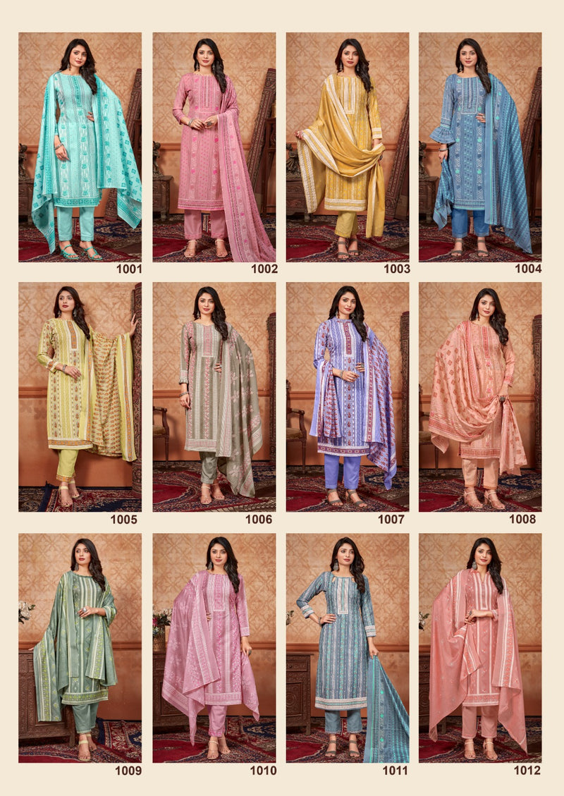 Skt Suits Sanah Cotton Digital Khadi Printed Designer Salwar Kameez