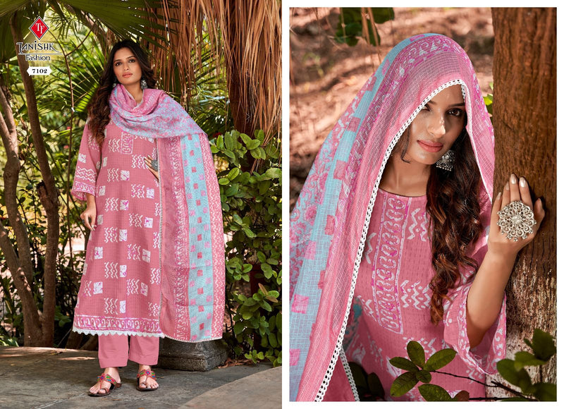 Tanishk Fashion Sanah Pure Cotton Batik Printed Designer Salwar Kameez