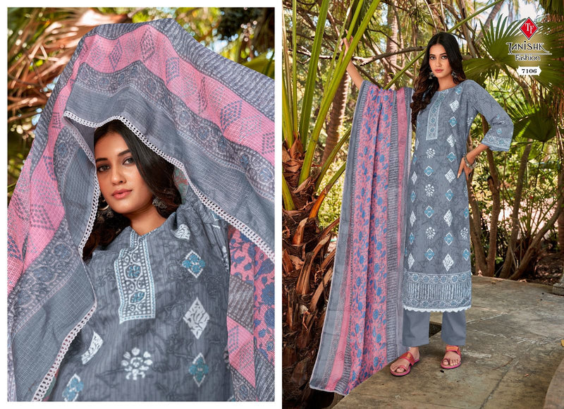 Tanishk Fashion Sanah Pure Cotton Batik Printed Designer Salwar Kameez