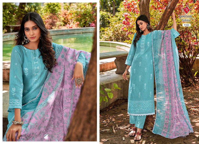 Tanishk Fashion Sanah Pure Cotton Batik Printed Designer Salwar Kameez