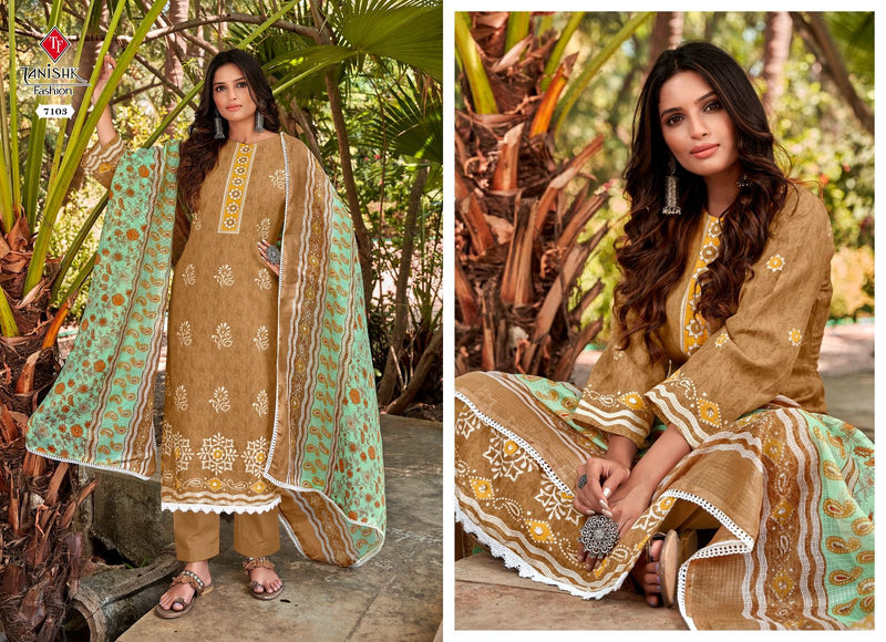 Tanishk Fashion Sanah Pure Cotton Batik Printed Designer Salwar Kameez
