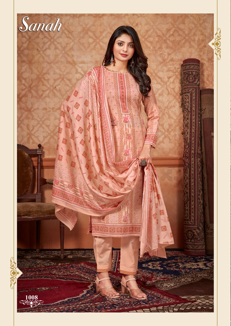 Skt Suits Sanah Cotton Digital Khadi Printed Designer Salwar Kameez