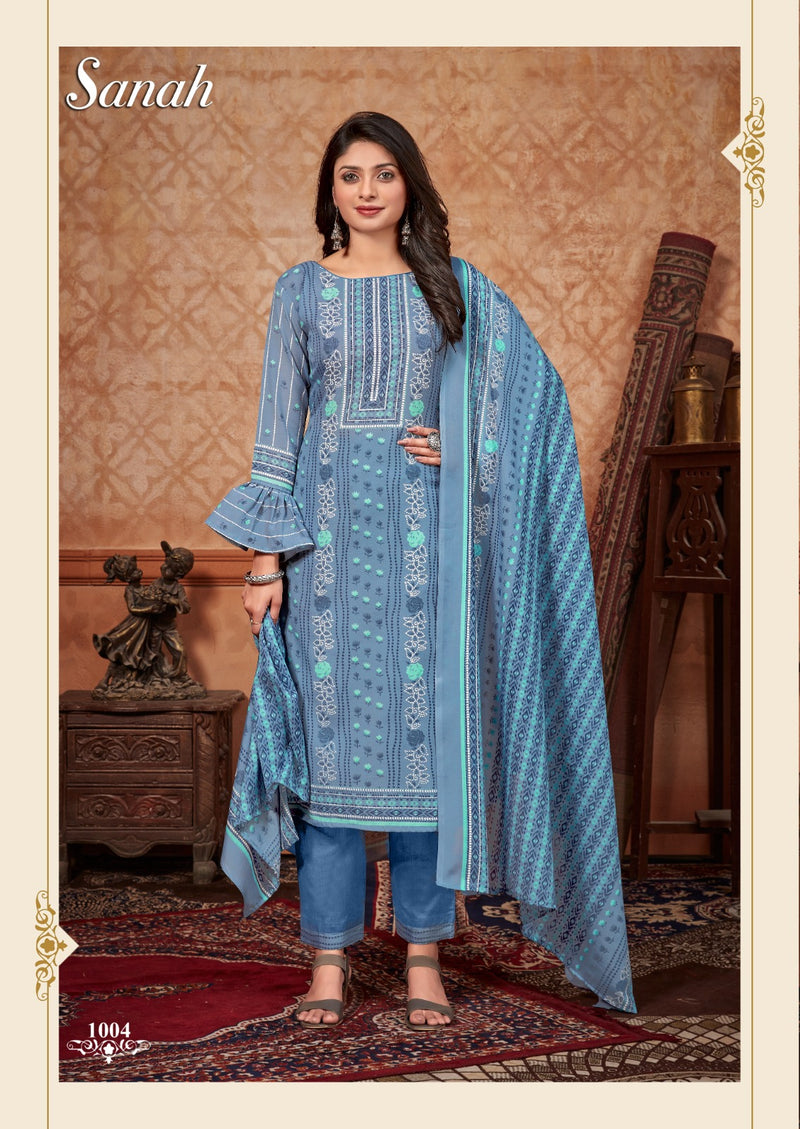 Skt Suits Sanah Cotton Digital Khadi Printed Designer Salwar Kameez
