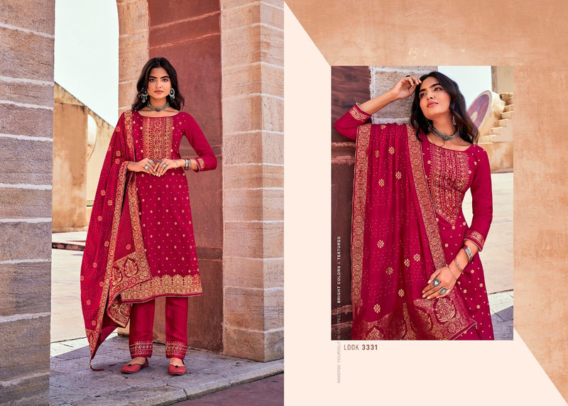 Rangoon Sanaya Dola Silk Designer Party Wear Ready Made Salwar Kameez With Beautiful Embroidery