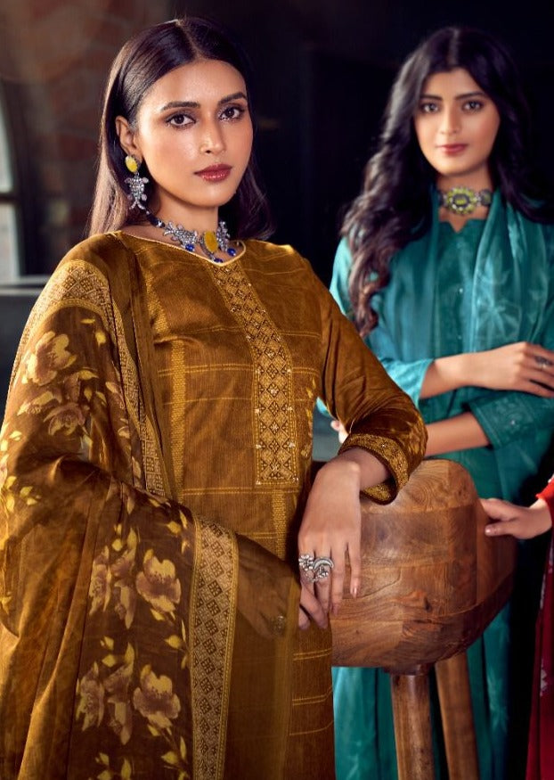 Zulfat Designer Suits Sandhya Cotton With Fancy Prints Festive Wear Salwar Suits