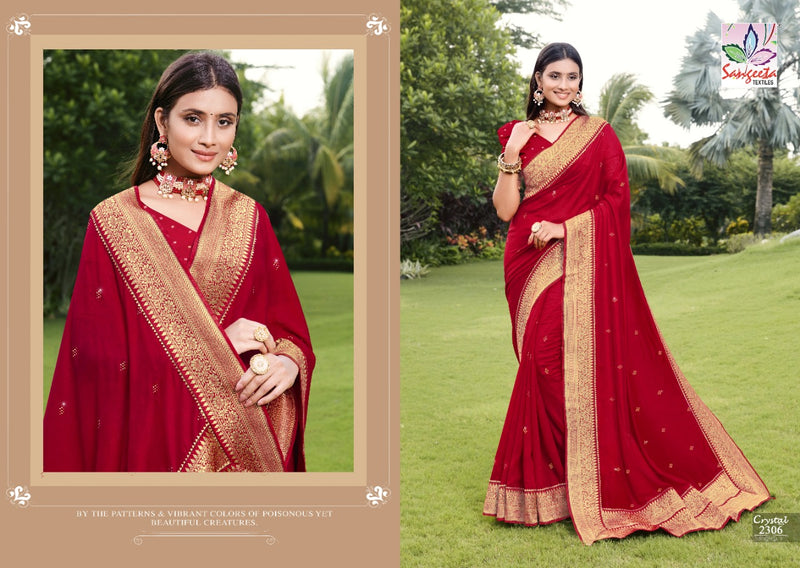 Sangeeta Textiles Exotica Satin Georgete Designer Wear Saree