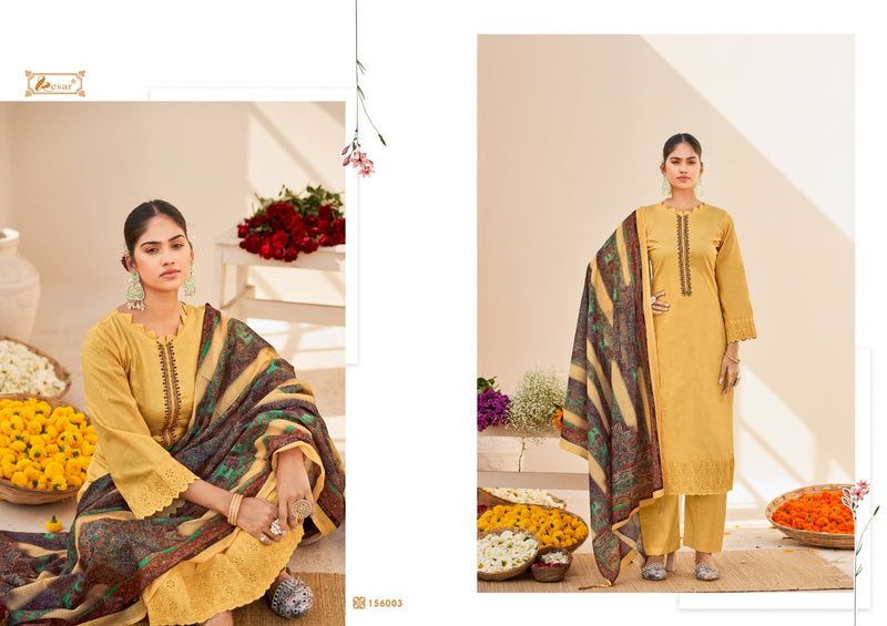 Kesar Sara Pure Jaam Cotton Neck Daman Sleeves Work Fancy Designer Salwar Kameez