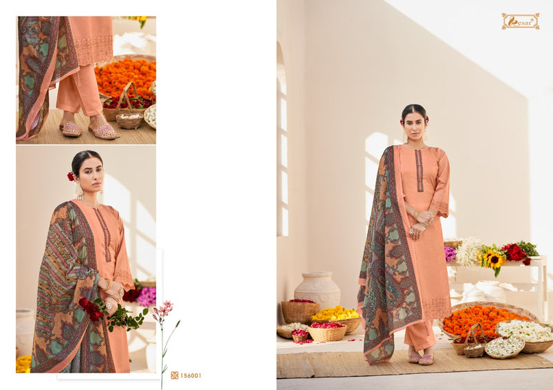 Kesar Sara Pure Jaam Cotton Neck Daman Sleeves Work Fancy Designer Salwar Kameez